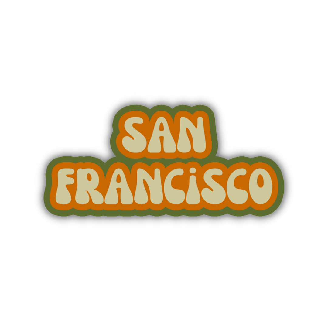 San Francisco Cloud Sticker