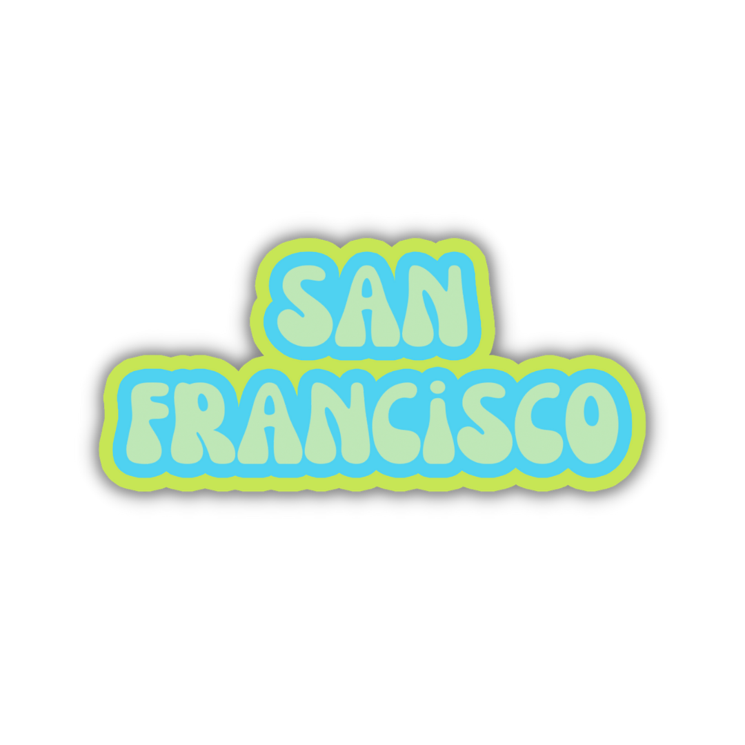 San Francisco Cloud Sticker