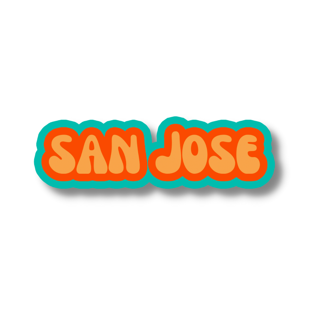 San Jose Cloud Sticker
