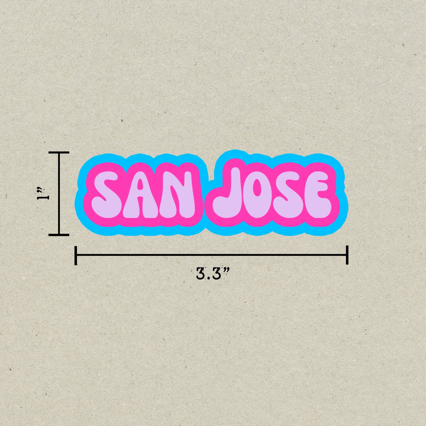 San Jose Cloud Sticker