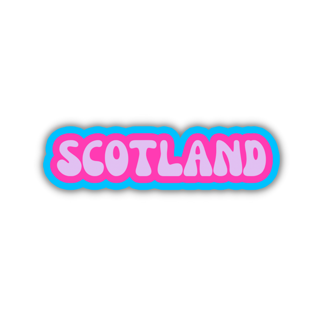 Scotland Cloud Sticker
