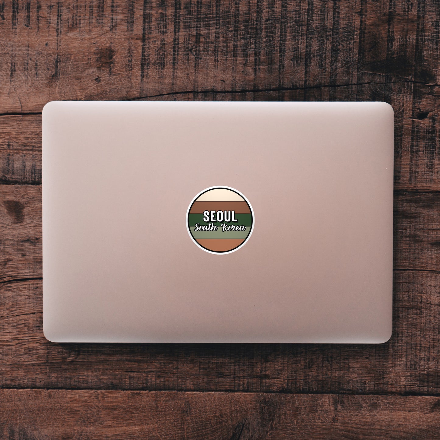 Seoul, South Korea Circle Sticker