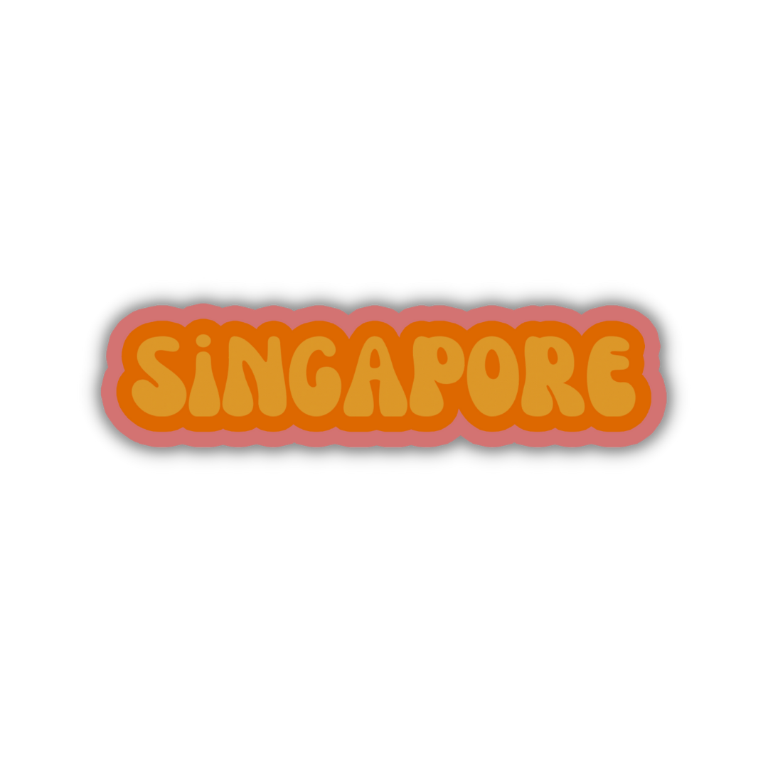 Singapore Cloud Sticker