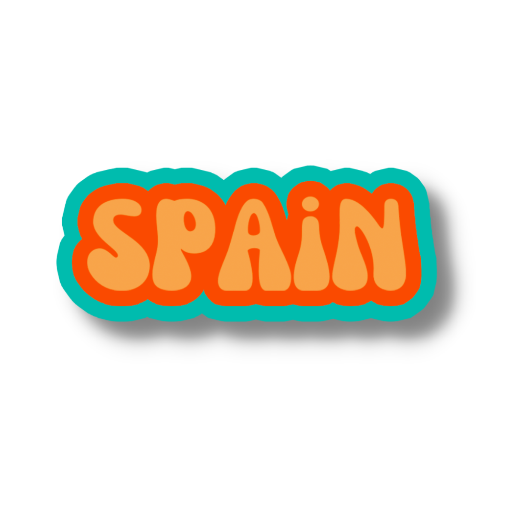 Spain Cloud Sticker