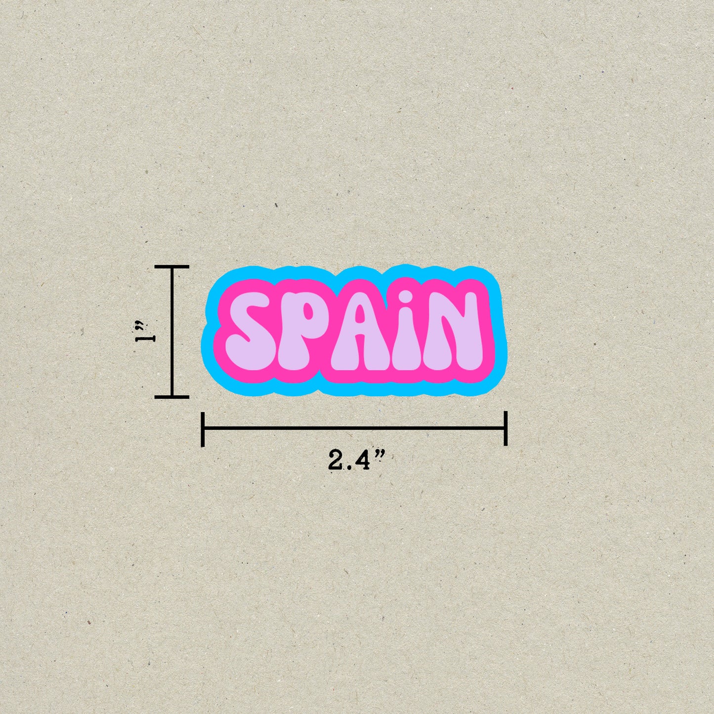 Spain Cloud Sticker