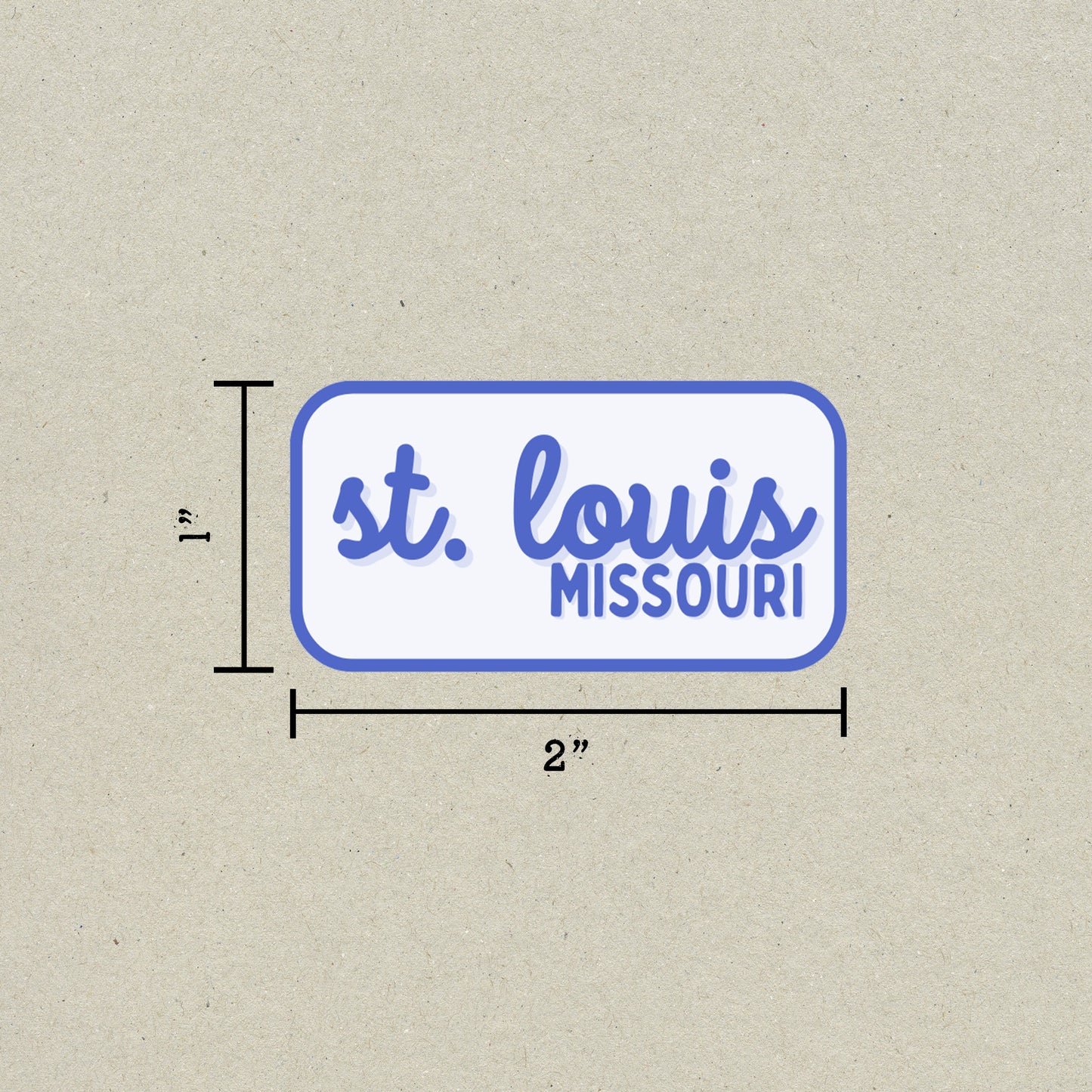 St. Louis, Missouri Retro Travel Sticker – Colorful Vinyl Decal for Laptop, Water Bottle & Luggage