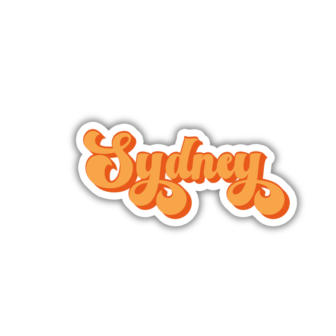 Sydney Vintage Sticker