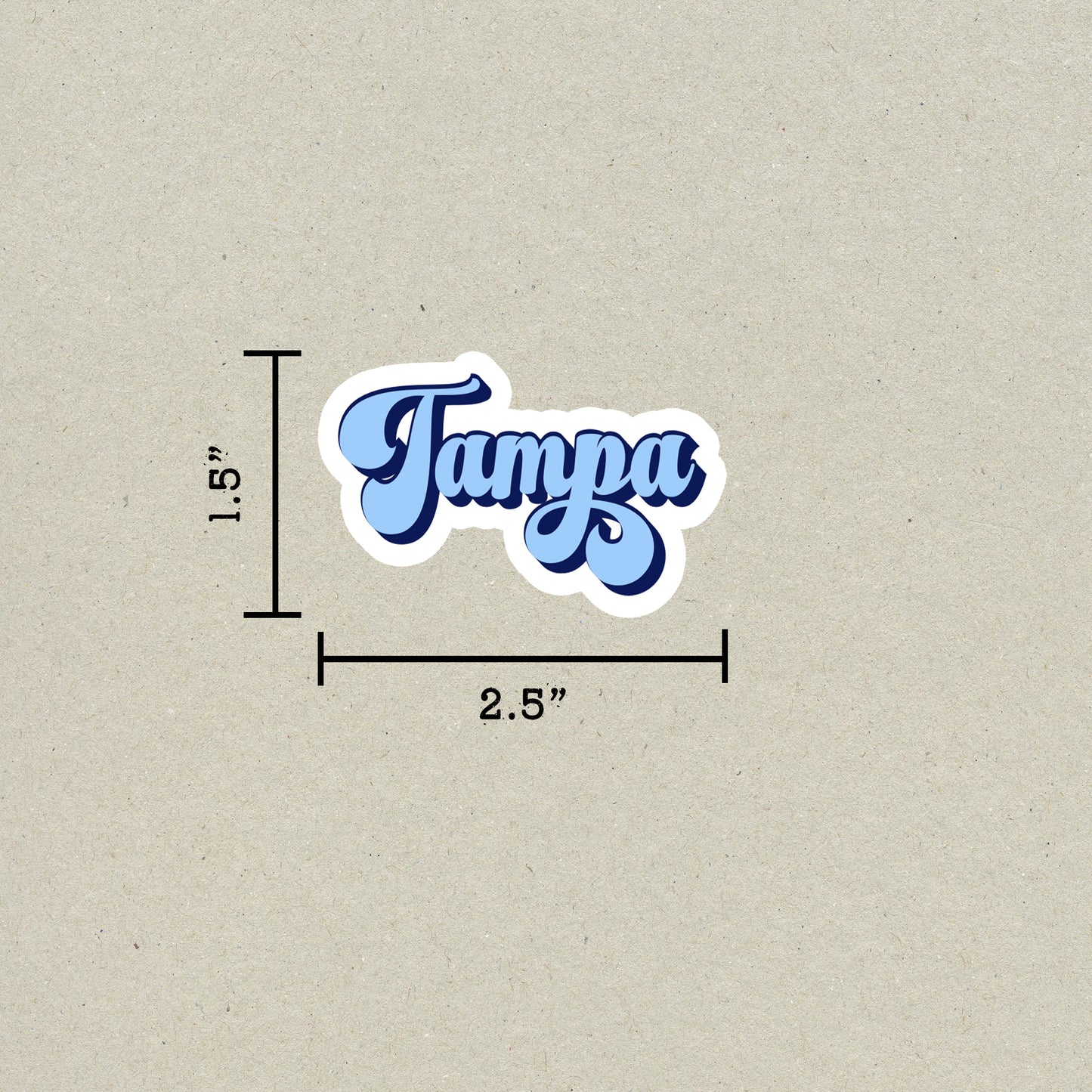 Tampa Vintage Sticker