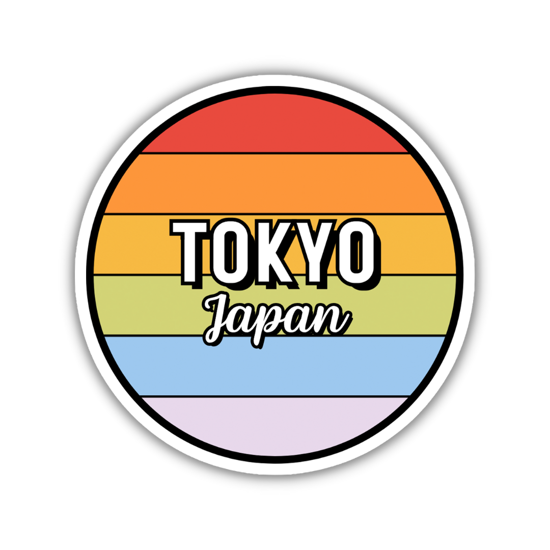 Tokyo, Japan Circle Sticker