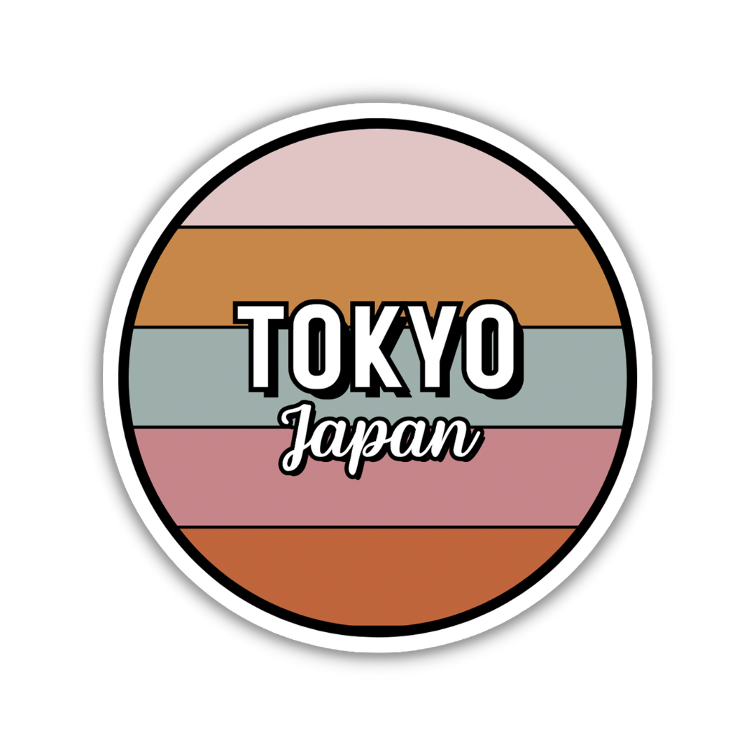 Tokyo, Japan Circle Sticker