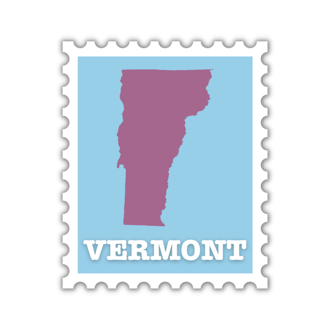 Vermont Stamp Sticker