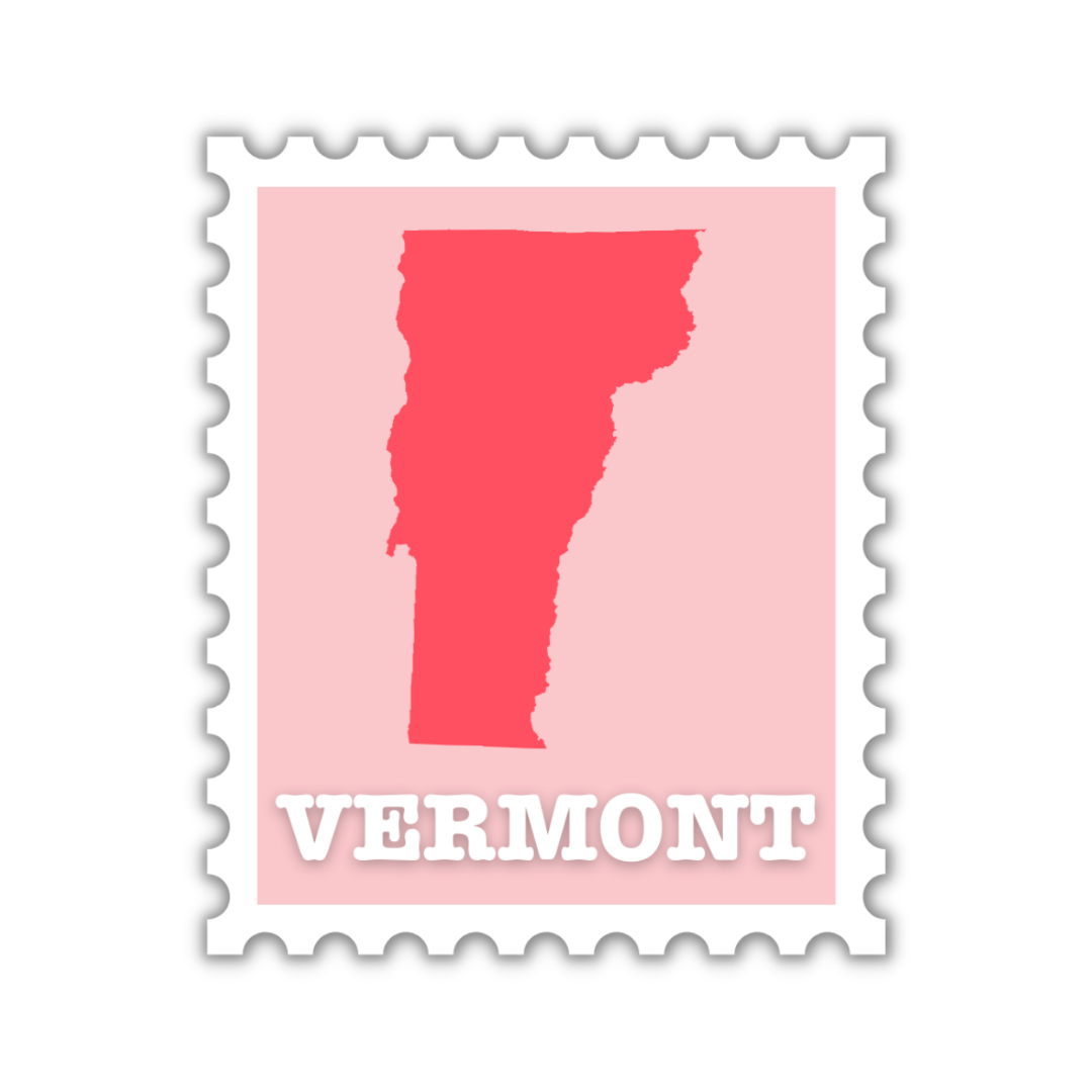 Vermont Stamp Sticker
