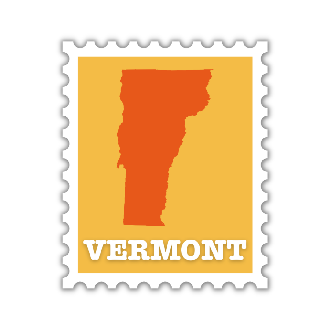 Vermont Stamp Sticker