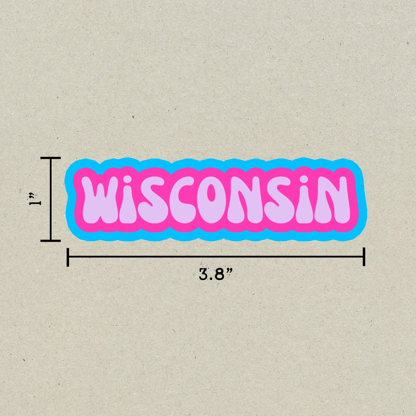 Wisconsin Cloud Sticker