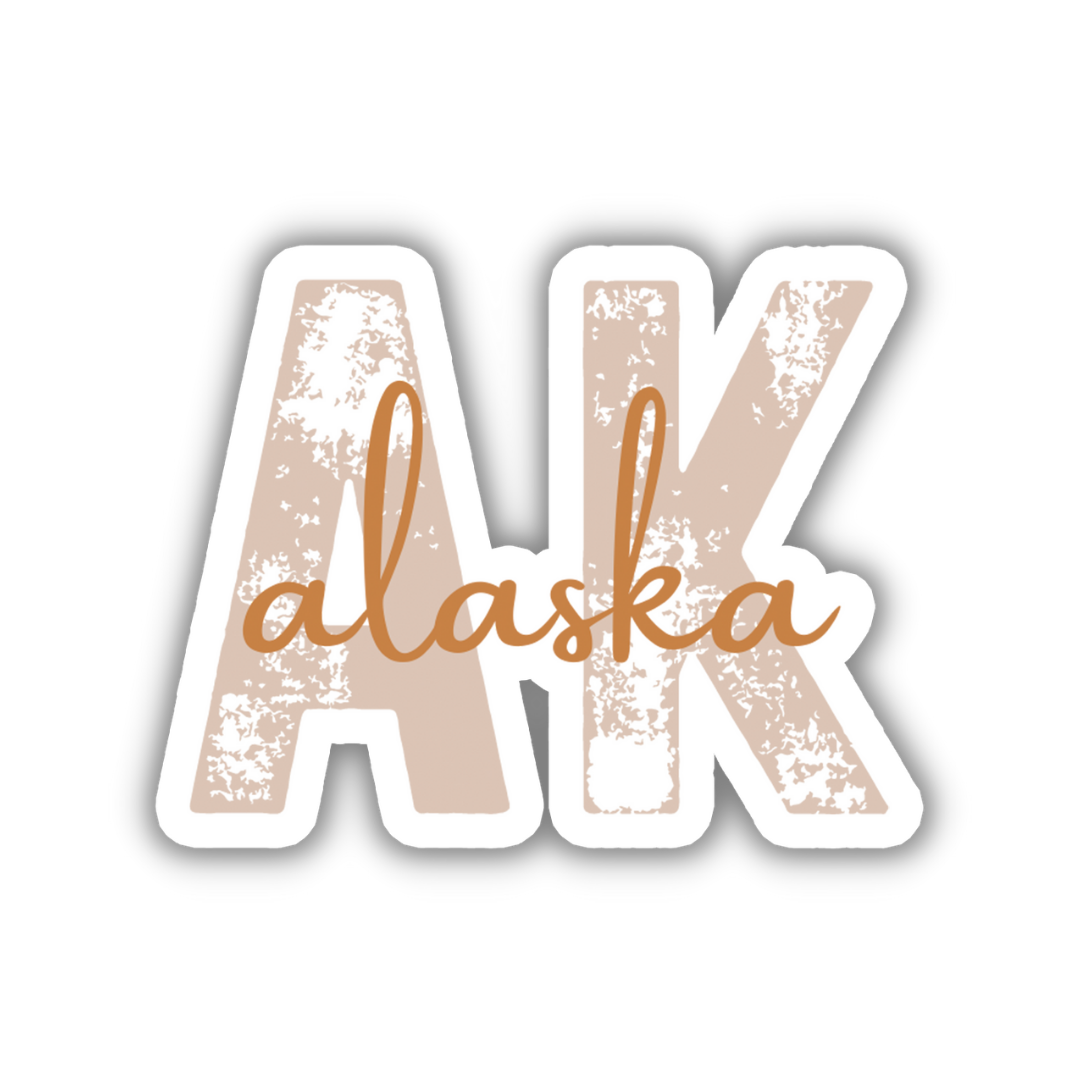 Alaska State Code Sticker