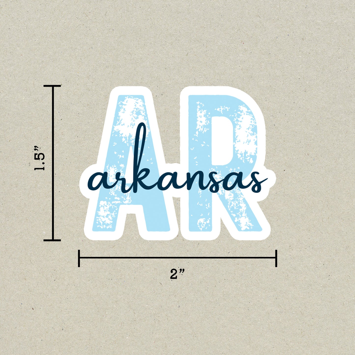 Arkansas State Code Sticker