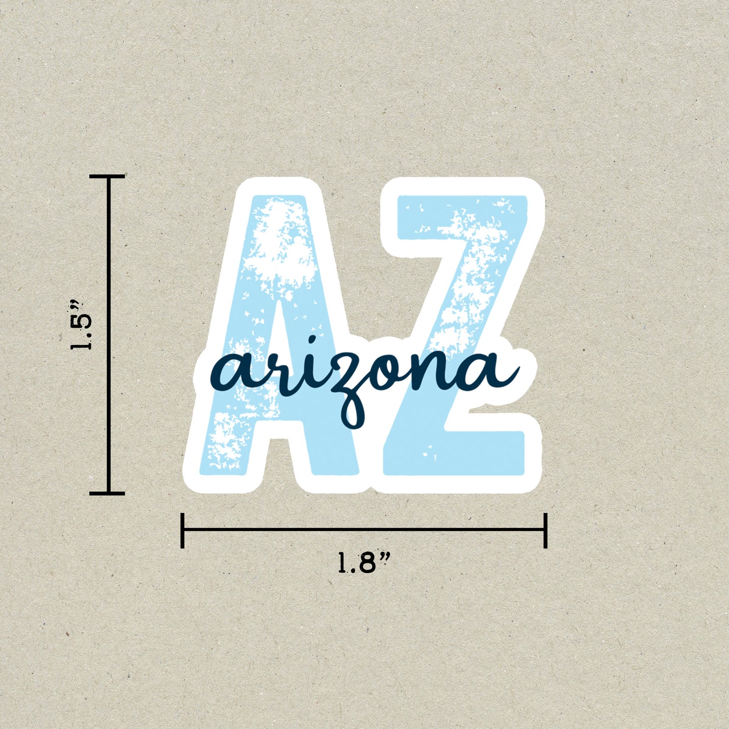 Arizona State Code Sticker