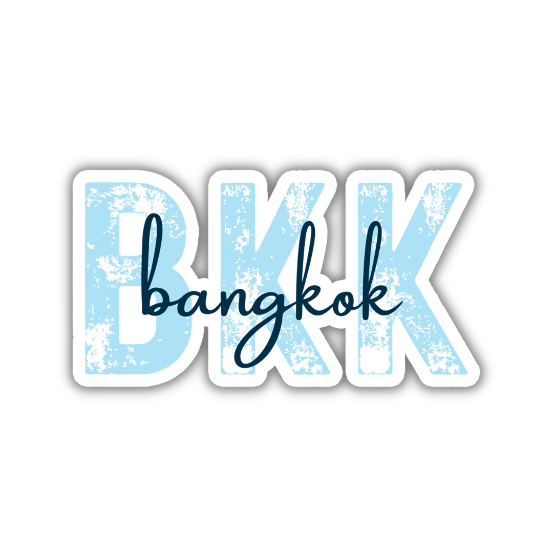 BKK Bangkok Airport Code Sticker