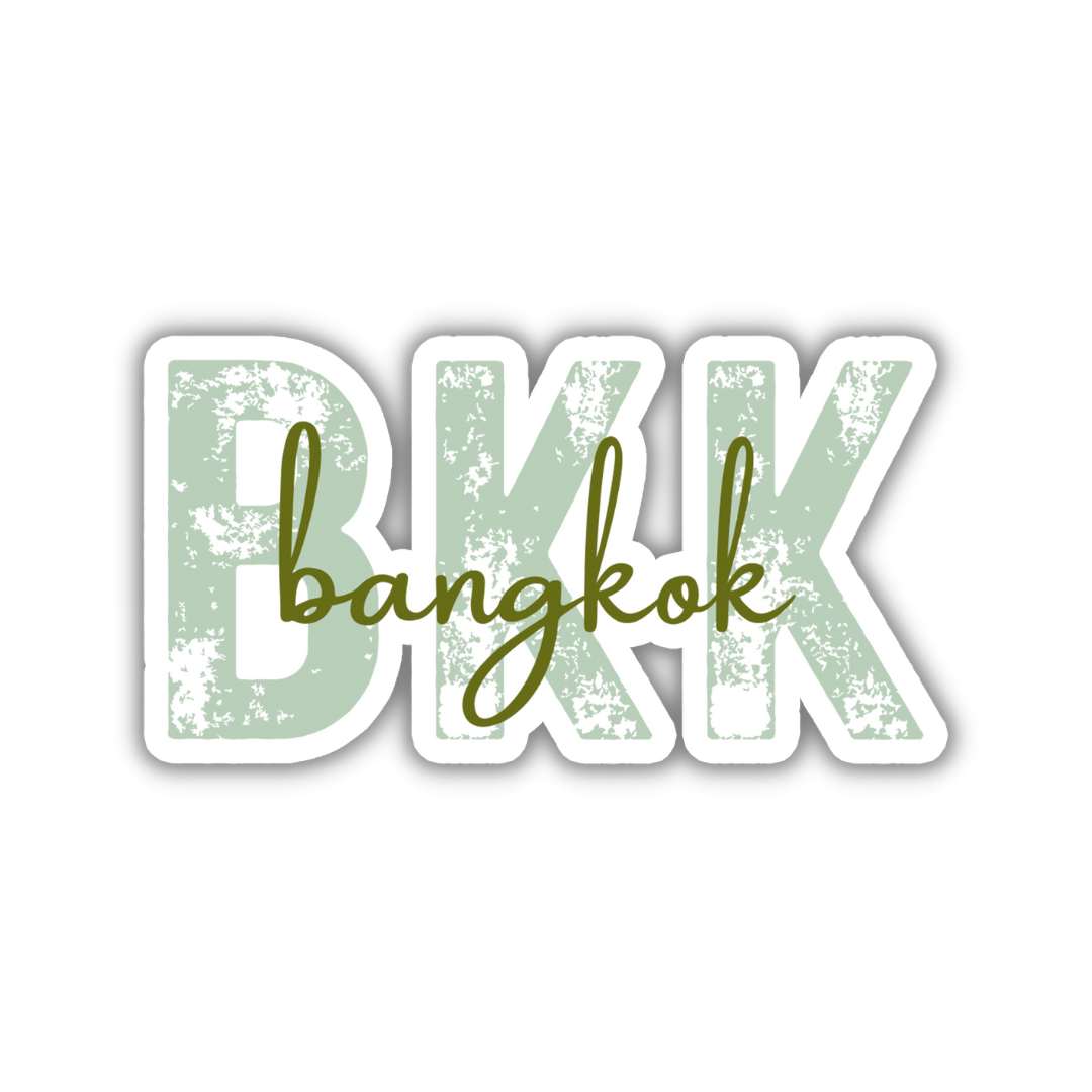 BKK Bangkok Airport Code Sticker