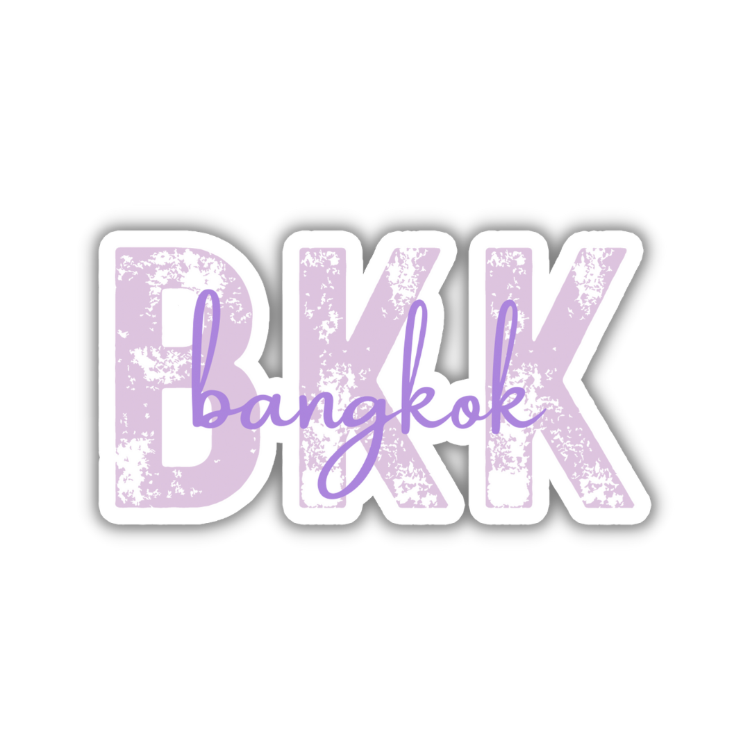 BKK Bangkok Airport Code Sticker
