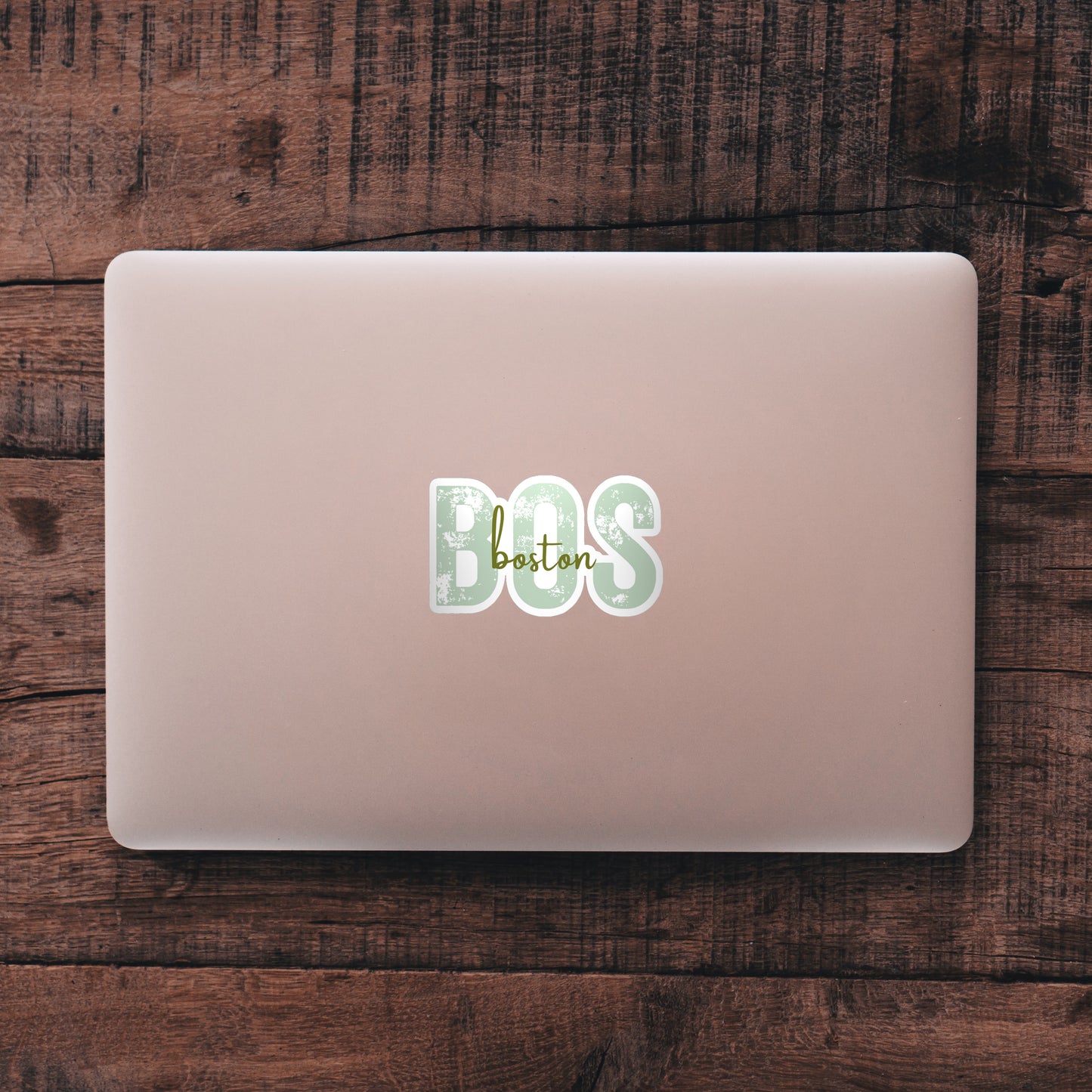 BOS Boston Airport Code Sticker