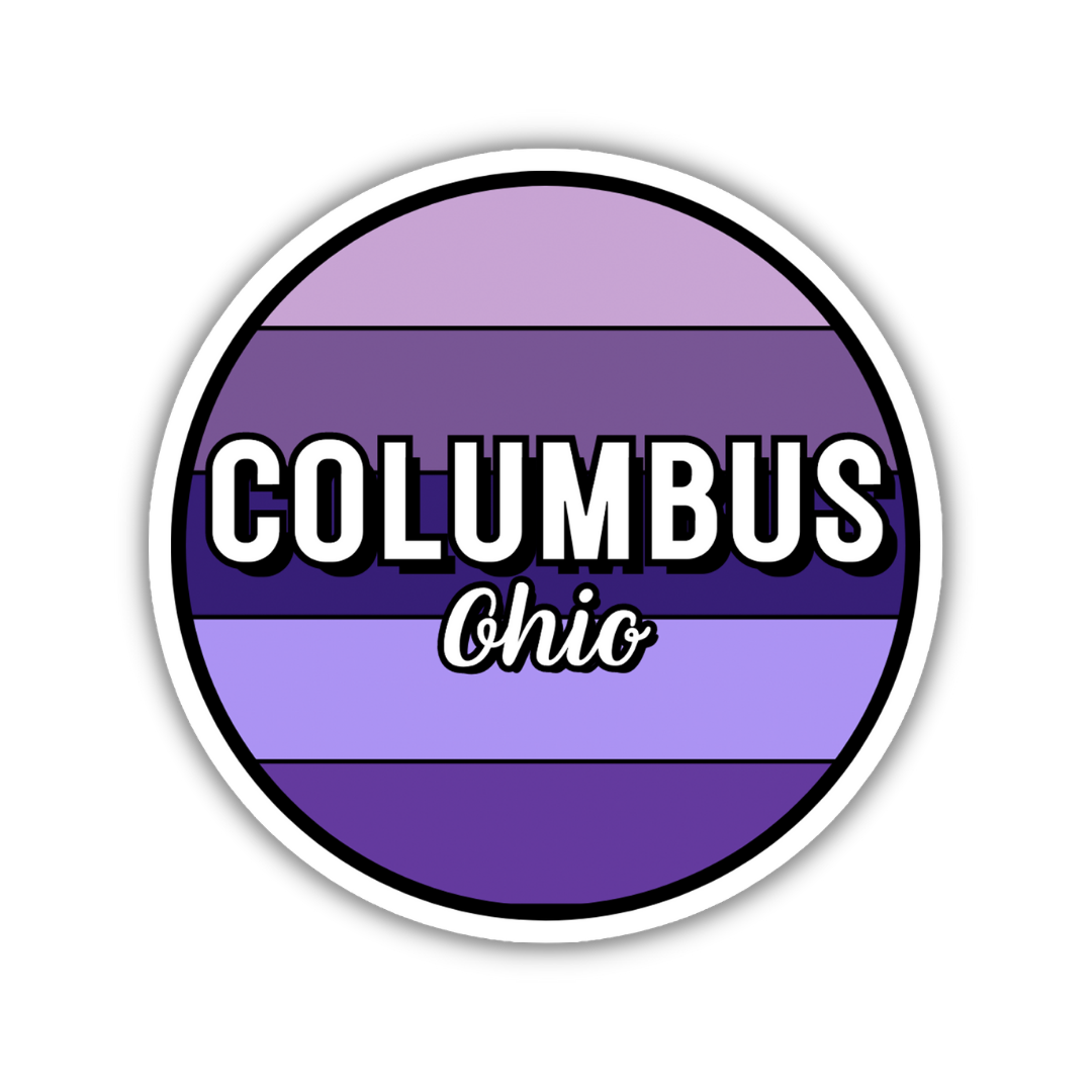 Columbus, Ohio Circle Sticker