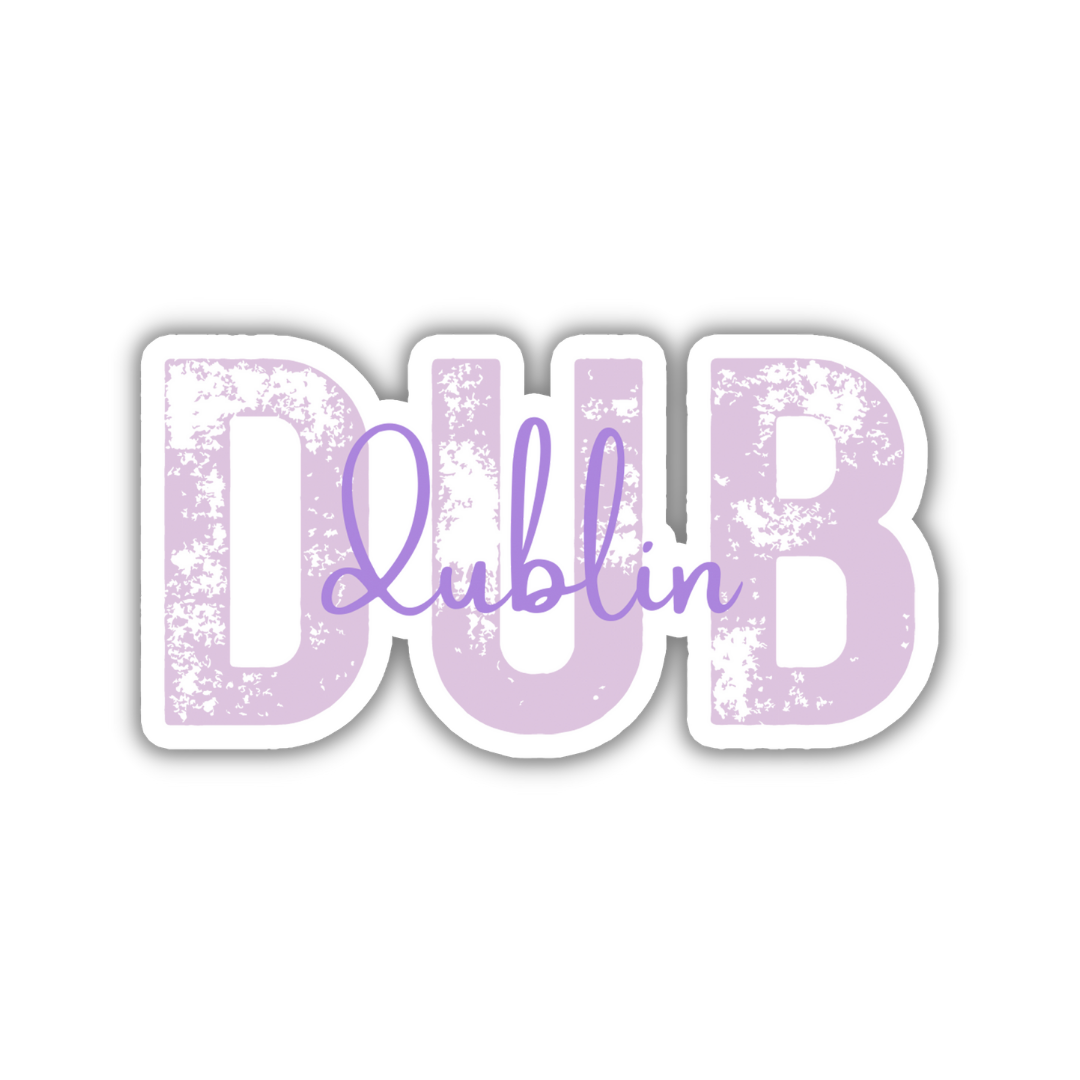 DUB Dublin Airport Code Sticker
