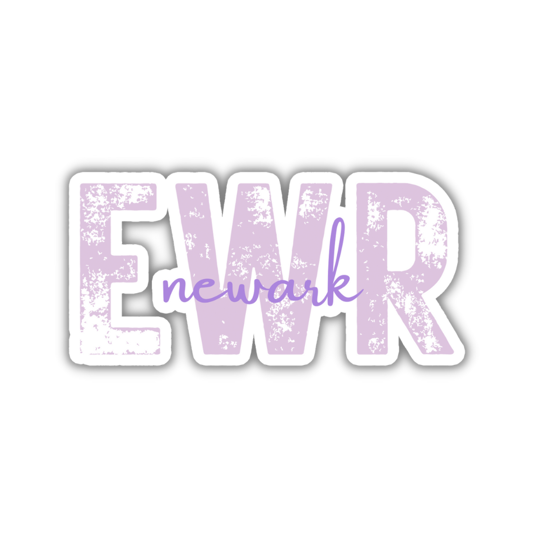 EWR Newark Airport Code Sticker
