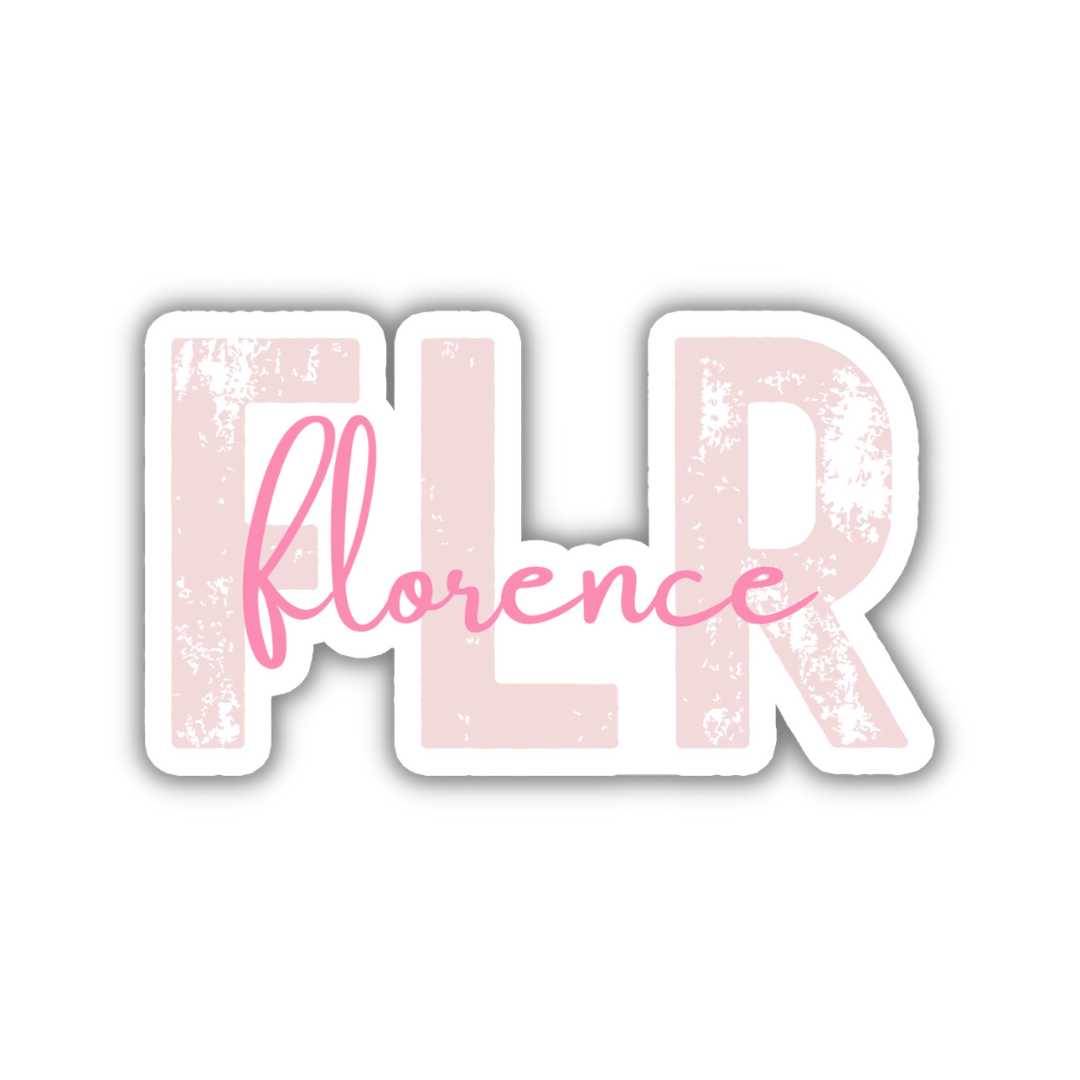 FLR Florence Airport Code Sticker