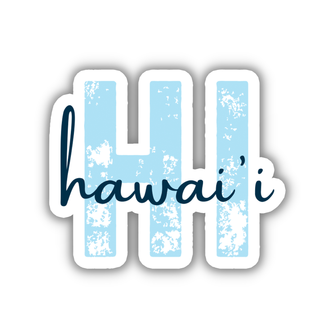 Hawai'i State Code Sticker