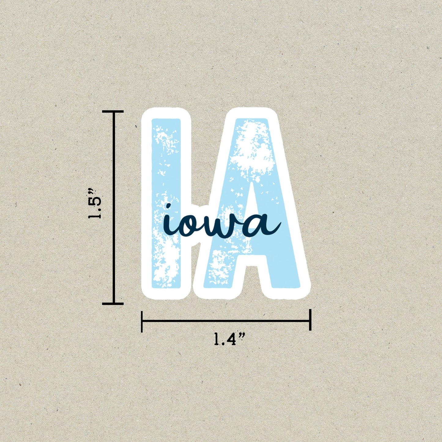 Iowa State Code Sticker