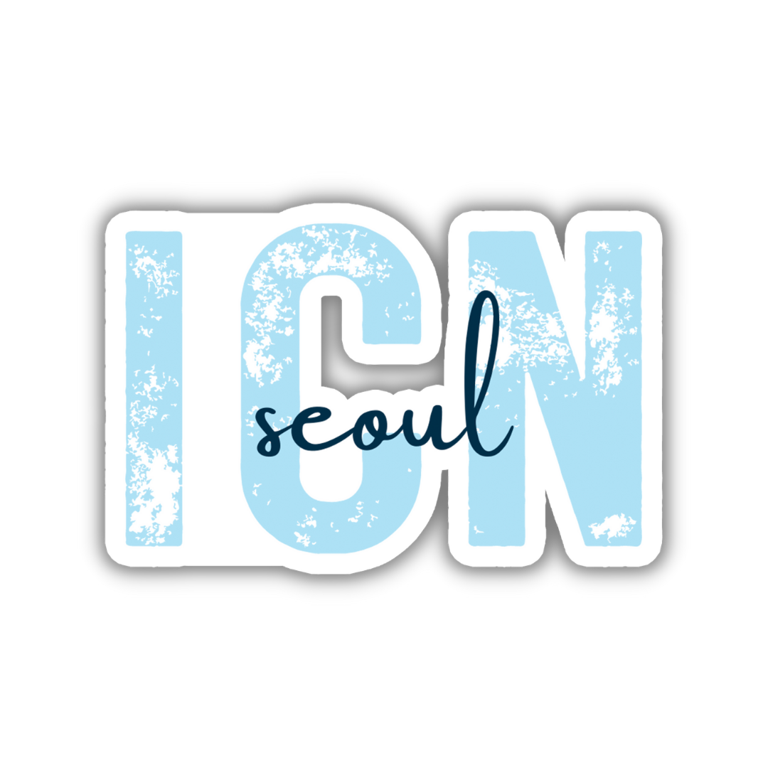 ICN Seoul Airport Code Sticker