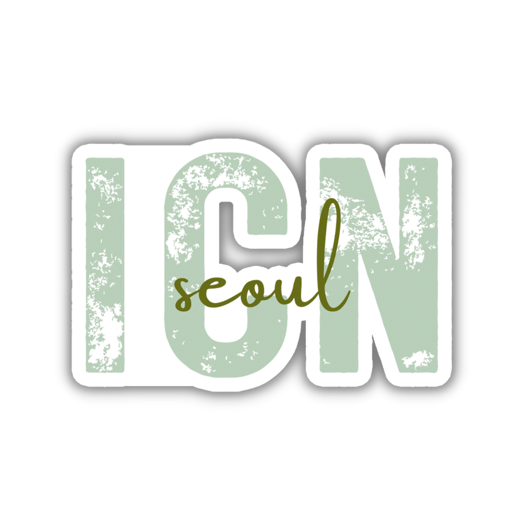 ICN Seoul Airport Code Sticker