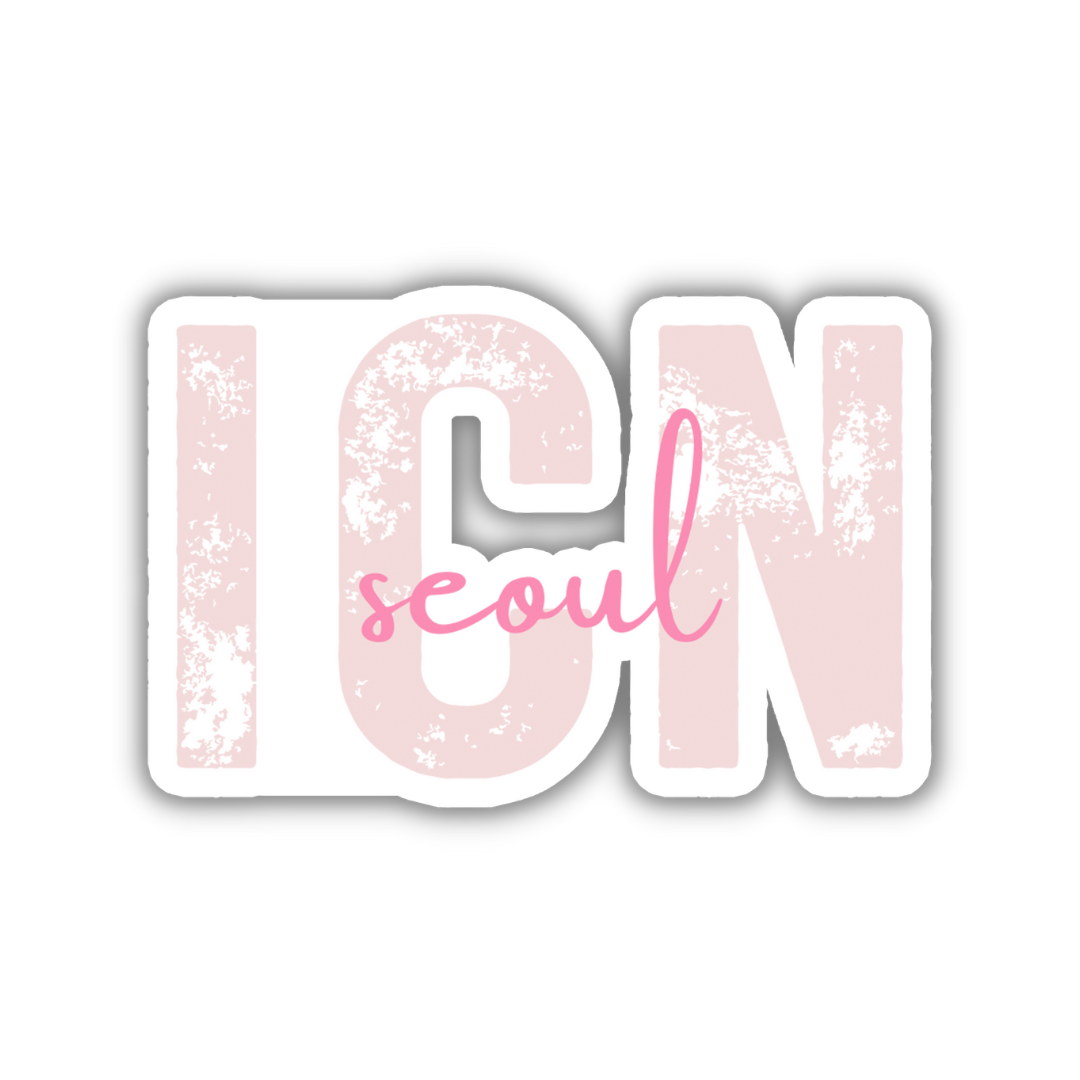 ICN Seoul Airport Code Sticker
