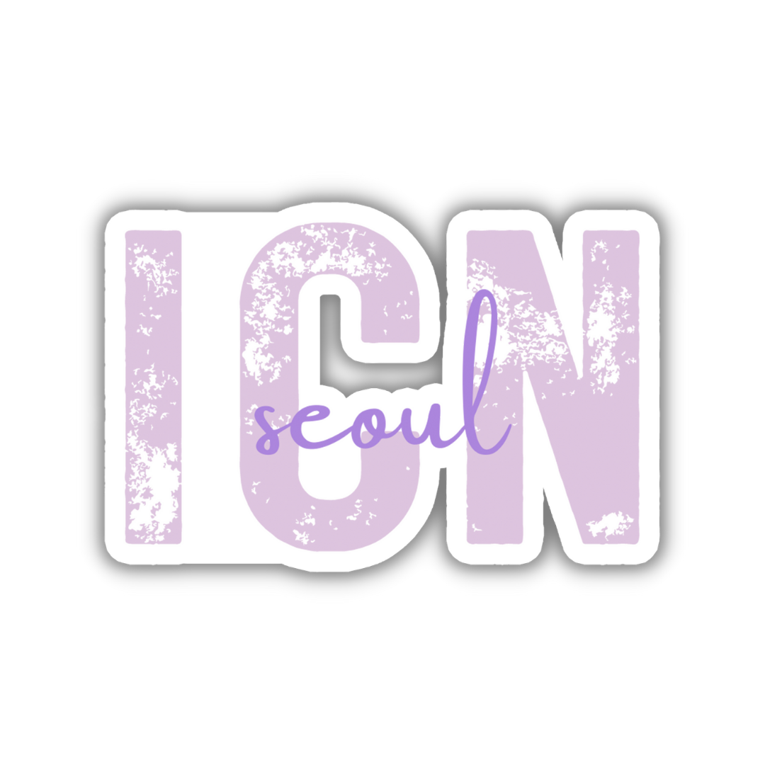 ICN Seoul Airport Code Sticker