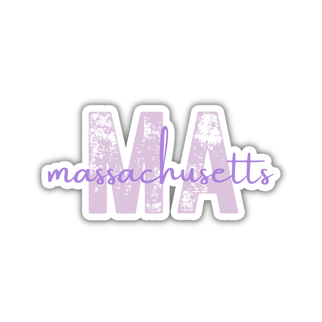 Massachusetts State Code Sticker
