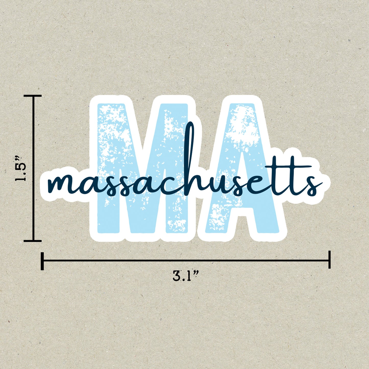 Massachusetts State Code Sticker