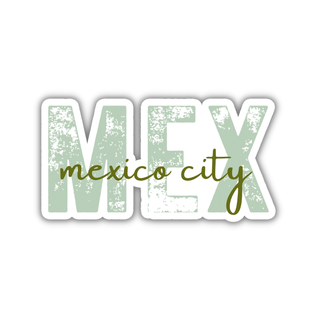 MEX Mexico City Airport Code Sticker