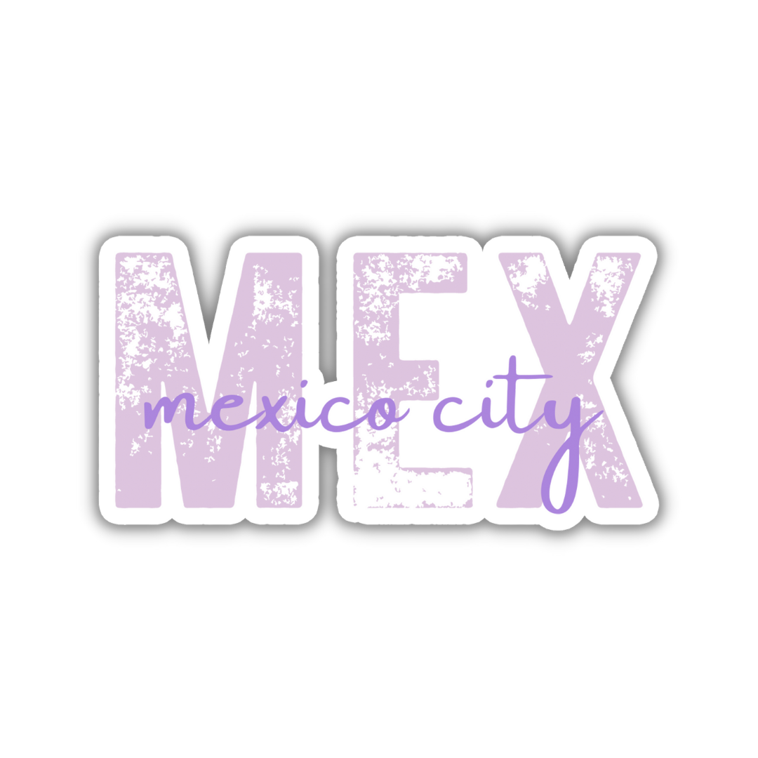 MEX Mexico City Airport Code Sticker