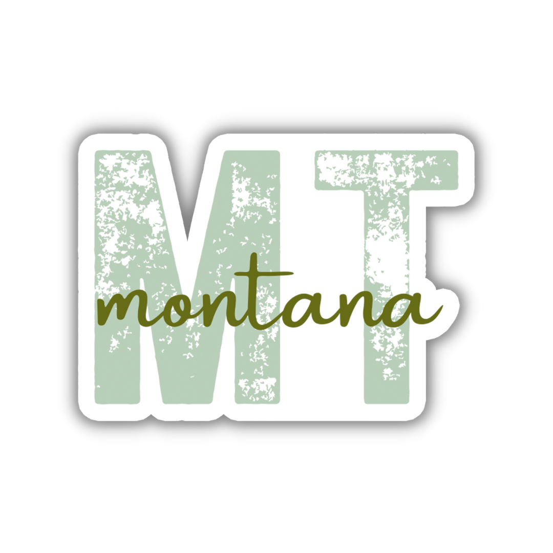 Montana State Code Sticker