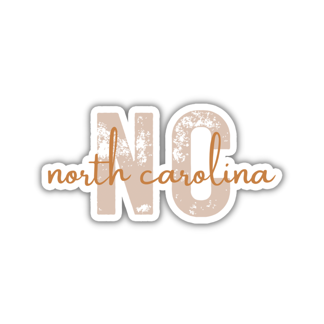 North Carolina State Code Sticker