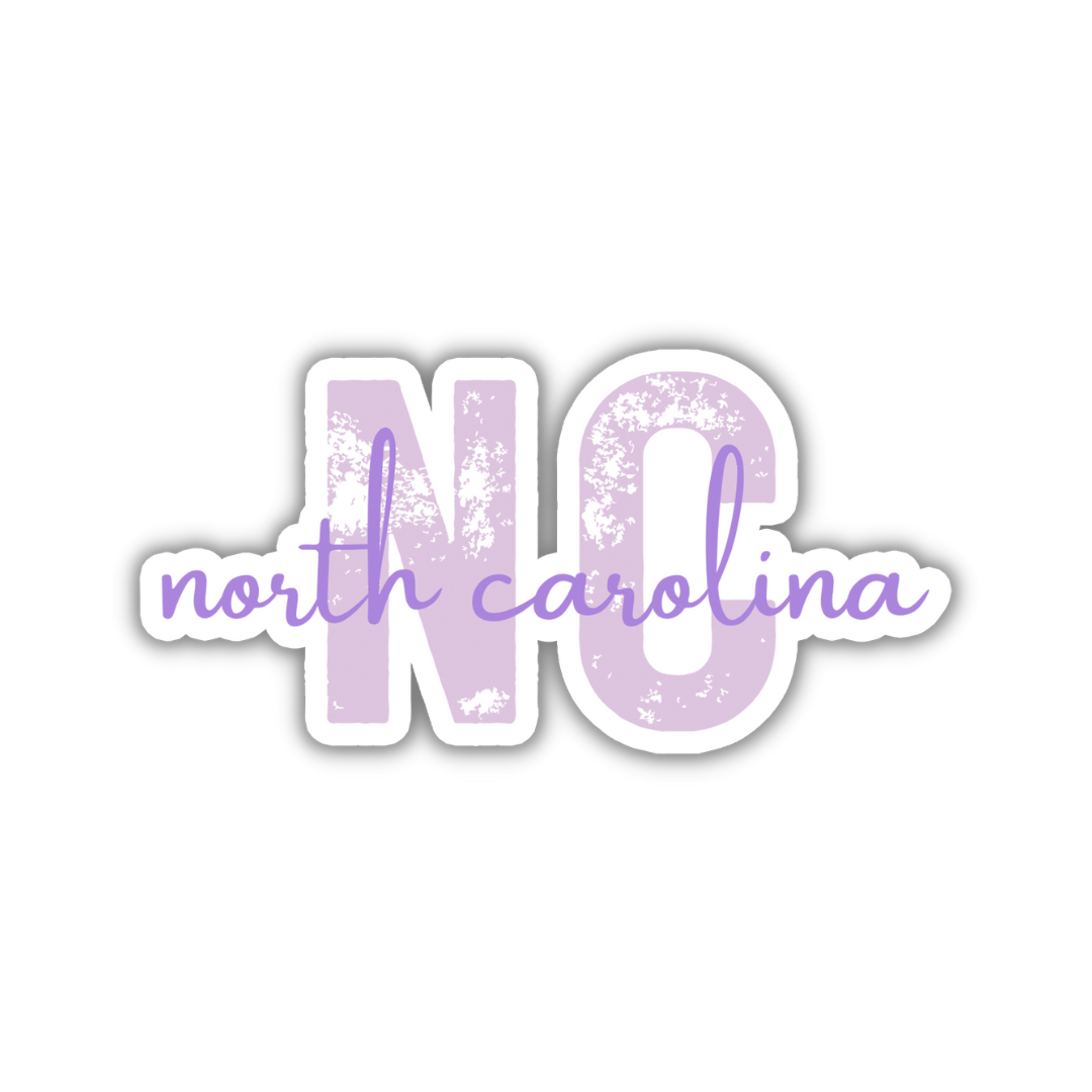 North Carolina State Code Sticker