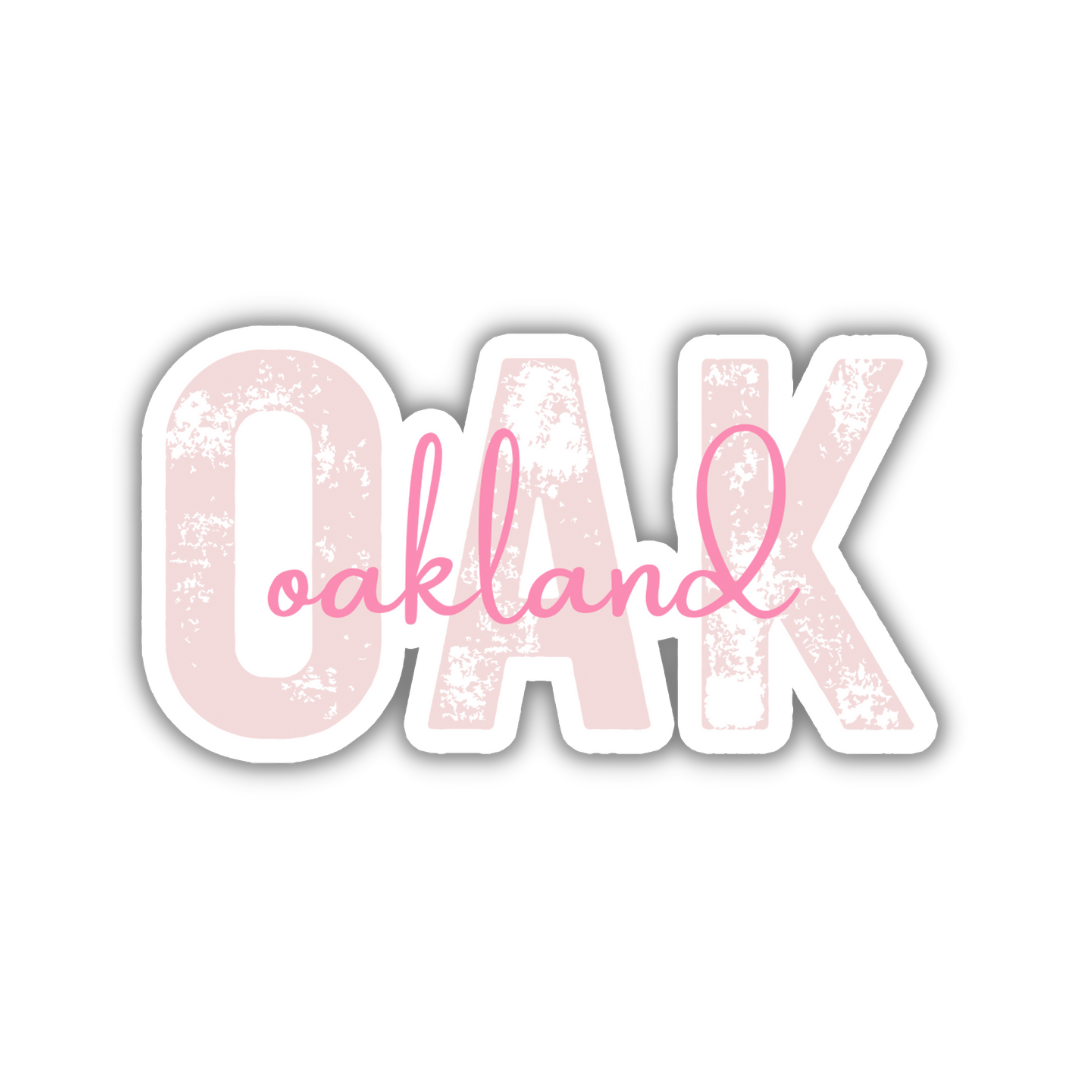 OAK Oakland Airport Code Sticker