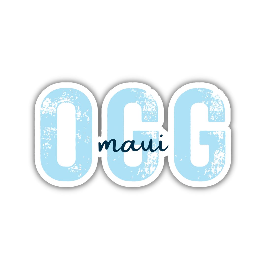 OGG Maui Airport Code Sticker