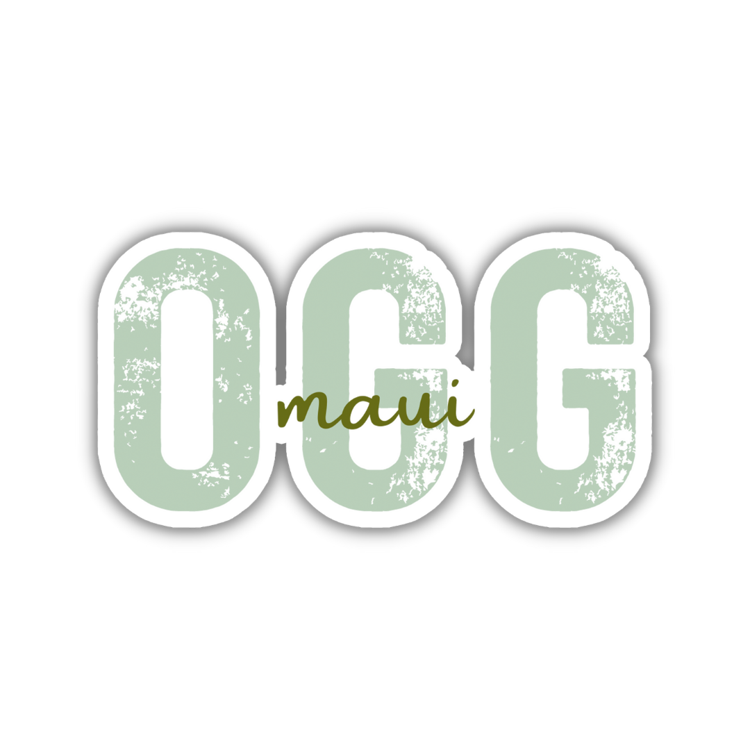 OGG Maui Airport Code Sticker