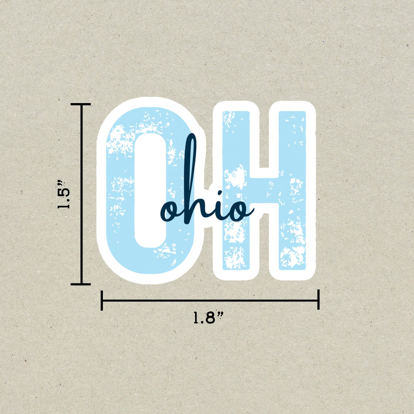 Ohio State Code Sticker