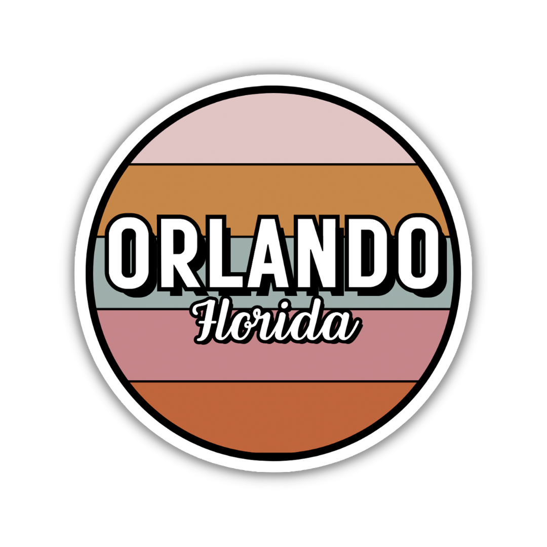 Orlando, Florida Circle Sticker