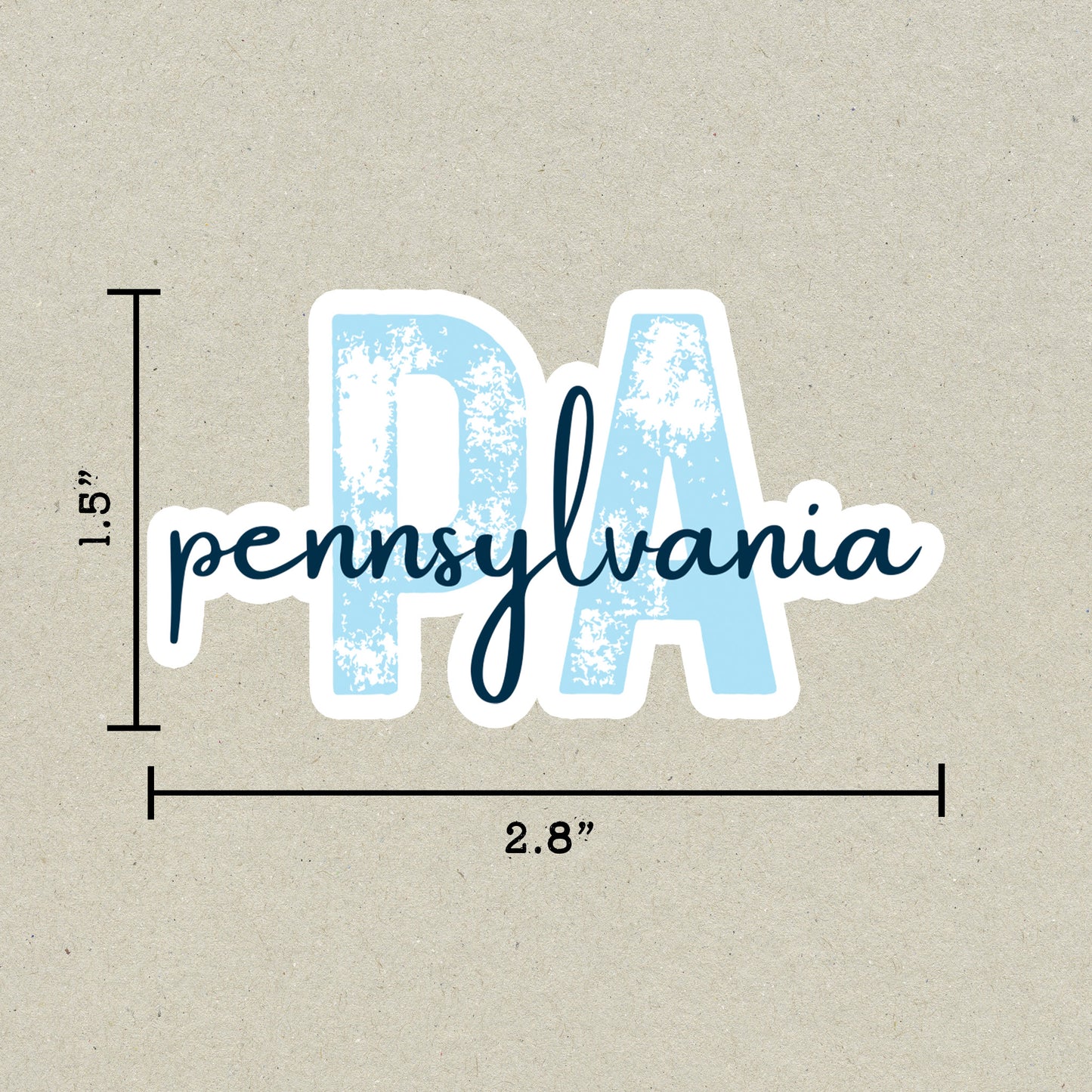 Pennsylvania State Code Sticker