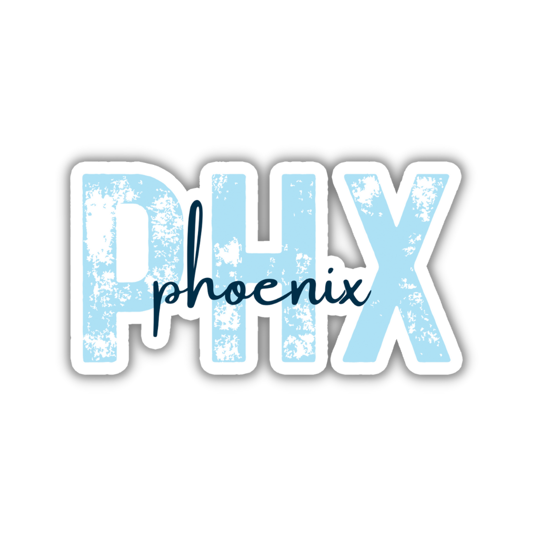 PHX Phoenix Airport Code Sticker