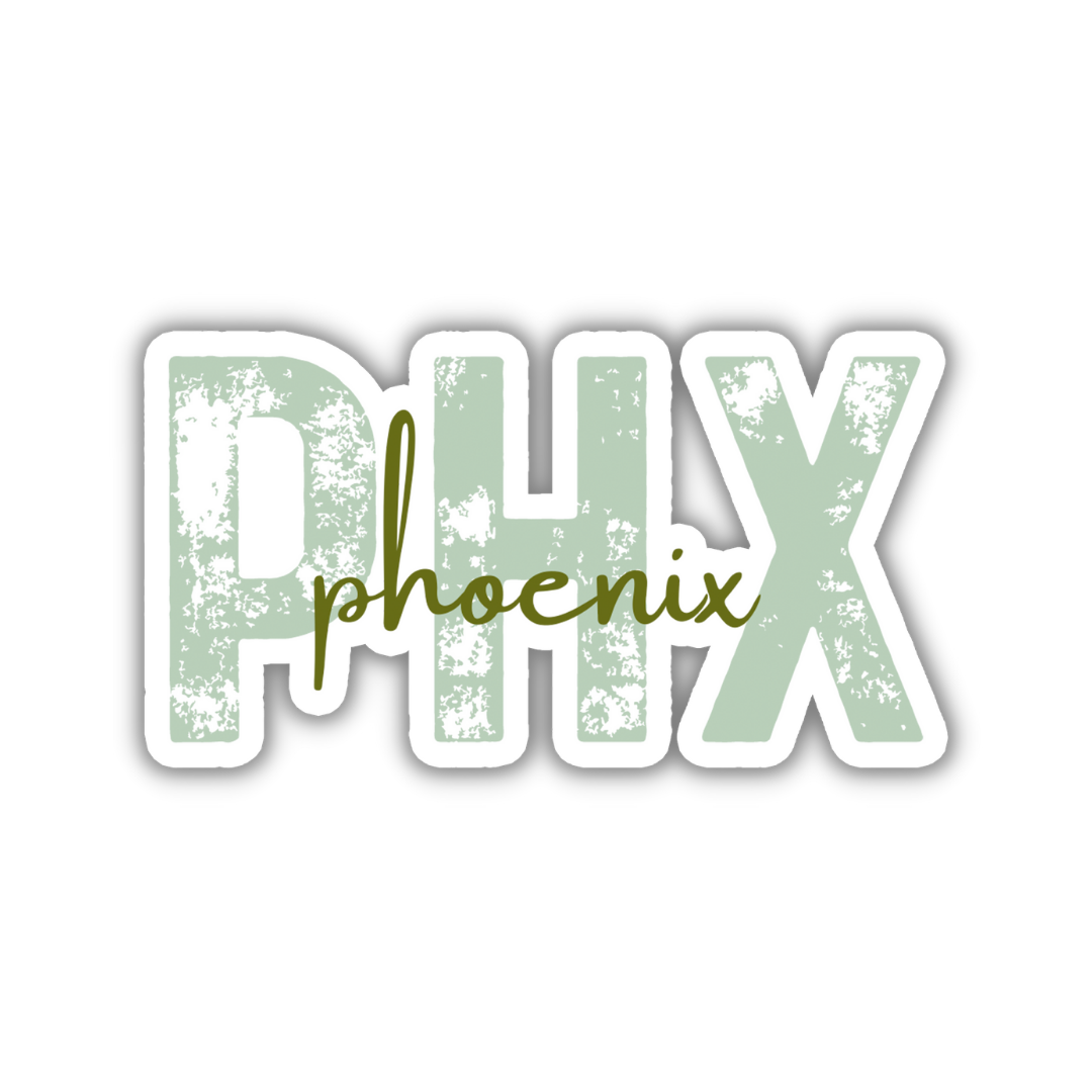 PHX Phoenix Airport Code Sticker